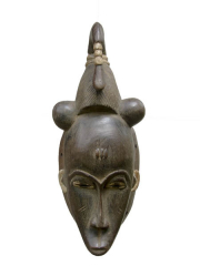 Ритуальная маска народа Бауле (Baule) 