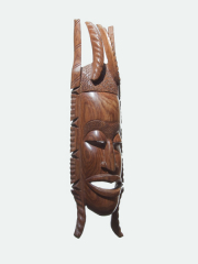 Купить африканскую маску из твердого дерева "Союзник"
