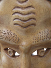Настенная декоративная маска "Белая Африка"