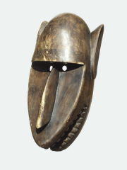 Зооморфная африканская маска народности Bamana. Купить с доставкой