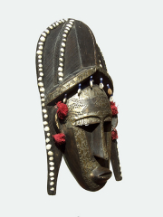 Женская маска народа Бамана Marka 