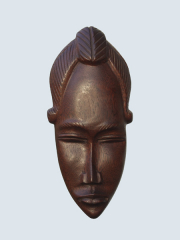 Купить африканскую декоративную настенную маску из красного дерева "Возрождение"
