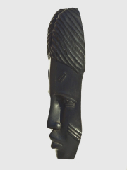 Настенная африканская маска из черного дерева "Черный ангел"