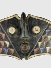 Африканская маска народности BWA Hawk/Butterfly, Буркина-Фасо