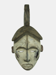 Африканская маска Igbo Agbogho Mmwo, Нигерия