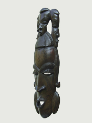 Настенная африканская маска из эбенового дерева "Сундьята"