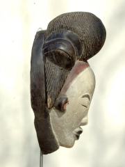 Оригинальная африканская маска народности Punu