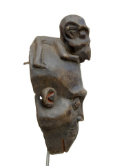 Ритуальная маска обезьяны Bulu 