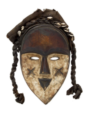 Африканская маска народности Vuvi, Габон