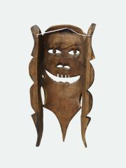 Деревянная настенная маска из Мозамбика "Альтер Эго"