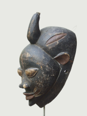 Африканская маска Йоруба (Yoruba). Материал дерево. Купить с доставкой по России 