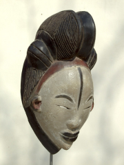 Оригинальная африканская маска народности Punu
