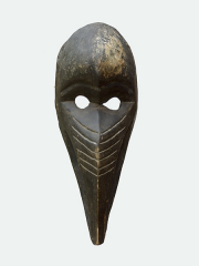 Купить ритуальную маску Bamana Bird в галерее "Афроарт"
