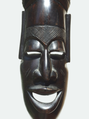 Купить африканскую маску из эбенового дерева "Трикстер"