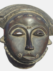 Церемониальная маска народности Бауле (Baule)