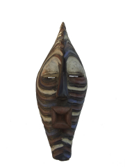 Африканская маска тайного общества Kifwebe народности Songye