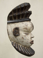 Красивая африканская маска Idoma