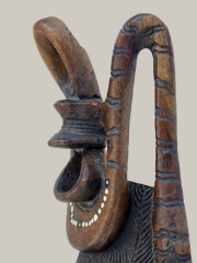 Купить африканскую маску из дерева народности Igbo с доставкой по России. Цена 8200 рублей