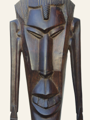 Купить африканскую маску "Нголо" из эбенового дерева