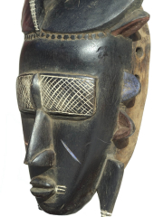 Ритуальная маска народности Jimini. Страна происхождения - Кот-д'Ивуар