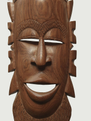 Настенная декоративная деревянная африканская маска "Союзник"