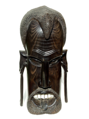 Купить африканскую маску из эбенового дерева "Милый друг"