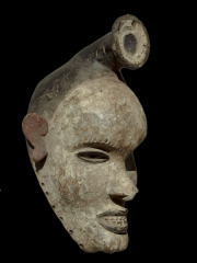 Африканская маска фетиш народности Bakongo (Конго) 