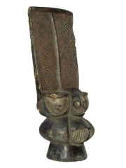 Шлем наголовник Night Society Mask. Страна происхождения Камерун. Материал дерево. Высота 50 см.