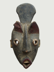 Африканская маска народности Nuna. Страна происхождение - Буркина Фасо