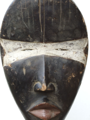 Деревянная африканская маска Dan из Либерии