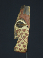 Небольшая маска из дерева народности Biombo 