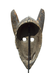 Африканская маска Bamana Hyena общества Kore
