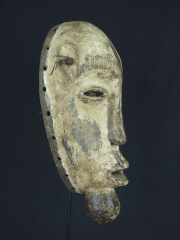Африканская маска Lega Muminia общества Bwami