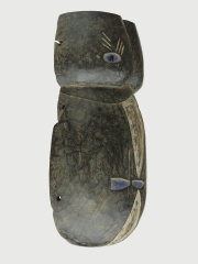 Африканская маска Ndimu изображающая живот беременной