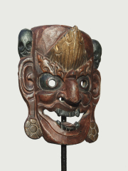 Тибетская маска Джокера из дерева