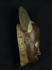 Африканская маска народа Бауле (Baule), Кот-Дивуар