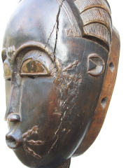 Классическая африканская маска Бауле (Baule)