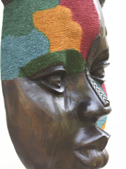 Декоративная настенная африканская маска «Горячая Африка»