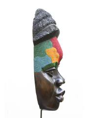 Декоративная настенная африканская маска «Горячая Африка»