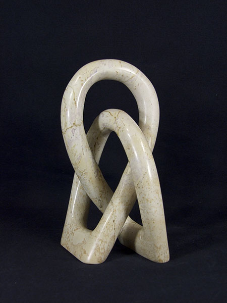 Африканская статуэтка из натурального камня талькомагнезит "Узел"