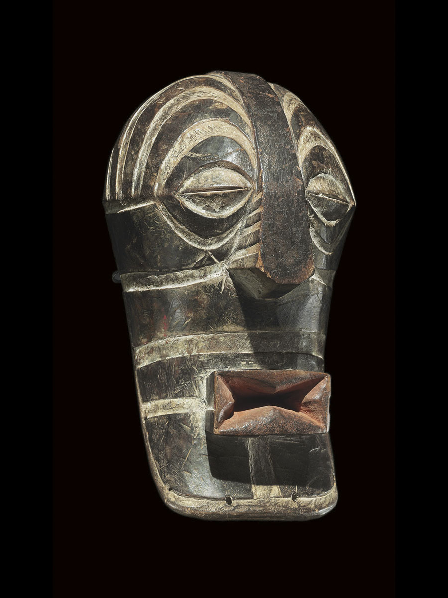 Миниатюрная маска passport Kifwebe народа Songye / Luba (Конго)